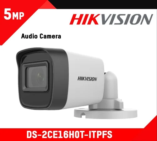 Hikvision DS-2CE16H0T-ITPFS 5MP Audio Mini Bullet Camera