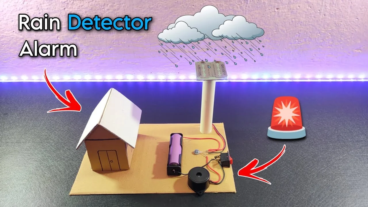 Automatic Rain Detector Alarm