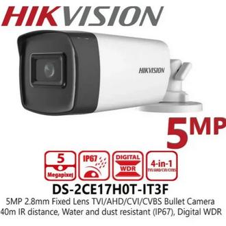 HikVision DS-2CE17H0T-IT3F 5MP Fixed Bullet Camera price in Bangladesh