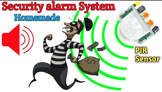 Smart Security Alarm System using PIR Motion Sensor