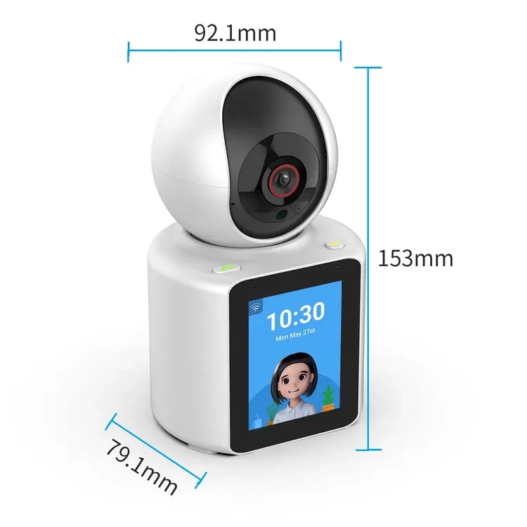 Video Calling Camera with Display for home, Office, Talk to your baby and watch them smartly, Best quality,Video Calling Camera WiFi CCTV Camera Baby Pet Monitor Mobile Phone Wireless SD Card Camera f
